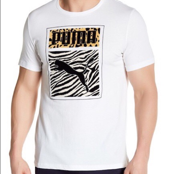 🐚🪼 2/20$ TOPS 🪼🐚 Puma x Clyde velvet logo tee - Picture 1 of 4